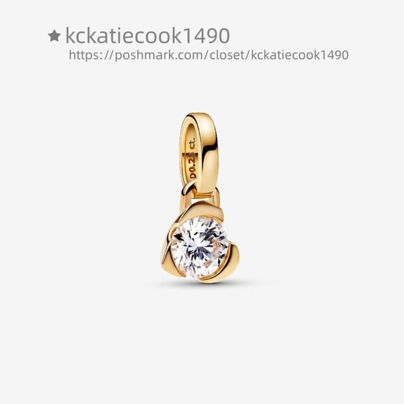 Pandora Jewelry - Pandora Pandora Talisman 14k Gold Lab-grown Diamond Heart Pendant|Gold